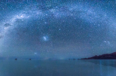 The Milky Way over the Bolivian coast.