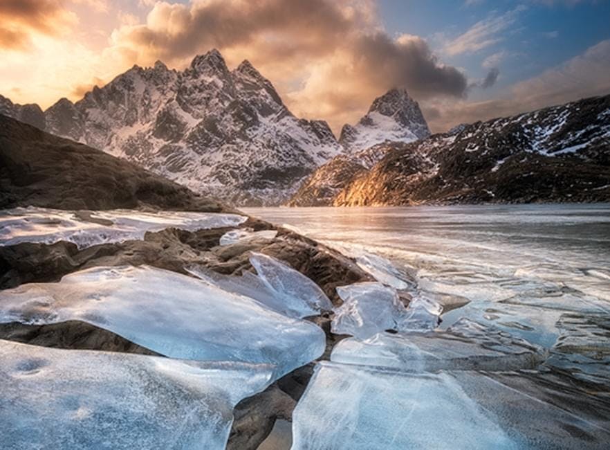 Mountains in Lofoten