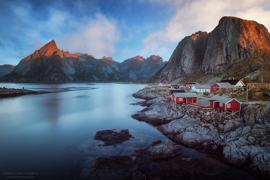 Fishing cabins in Lofoten