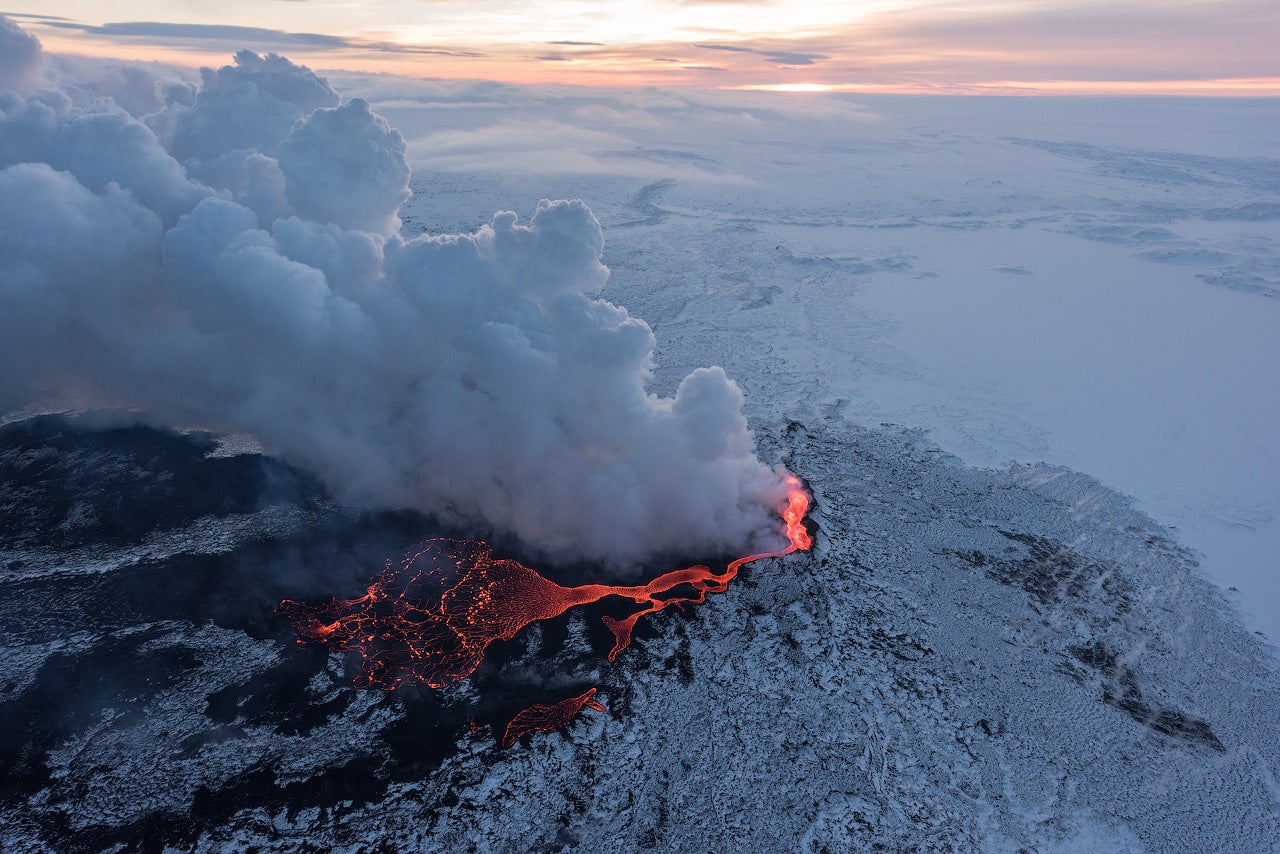 Photos of Volcanoes in Iceland