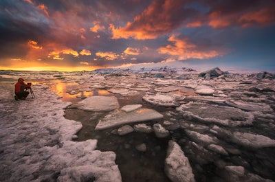 Jökulsárlón glacier lagoon is one of the most beautiful sites in the whole of Iceland.