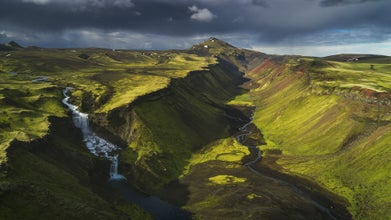 The wild and remote Highlands are no accessible in the winter but they come alive in the summer as seen here awash in lush green flora.