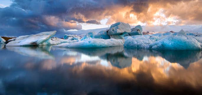 Photographing Ice in Iceland