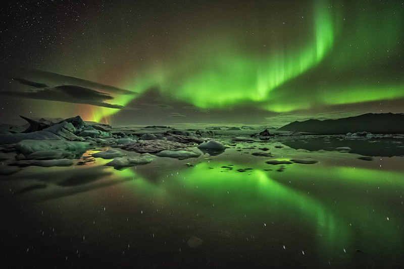 Aurora in Iceland - Photo by Raymond Hoffman