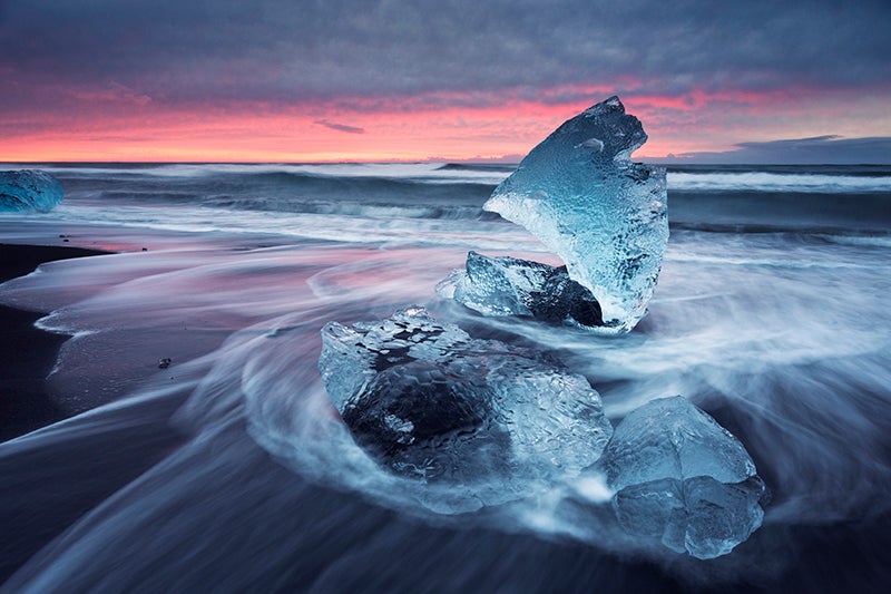 Diamond Ice Beach. Photo by: 'Felix R&ouml;ser'.