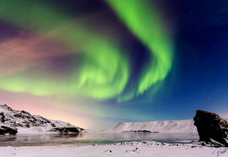Northern Lights. Photo by: 'Bragi Kort'.