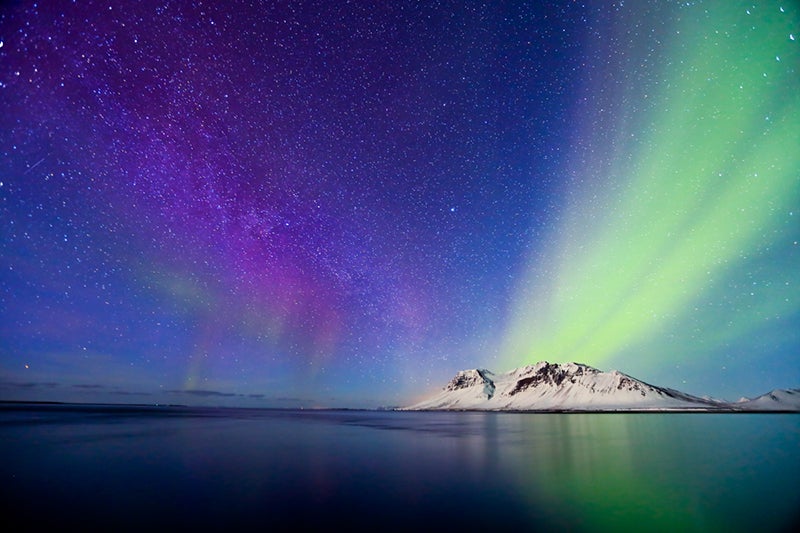 Northern Lights in Iceland. Photo by: 'Jon Hilmarsson'.