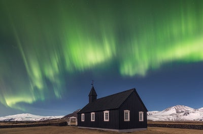 The black church of Búðir makes for a fantastic photo subject on the Snæfellsnes peninsula.
