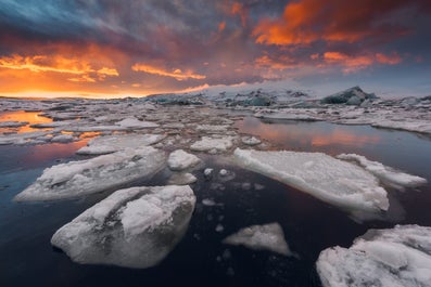 Vestrahorn mountain is a particular favourite among photographers.