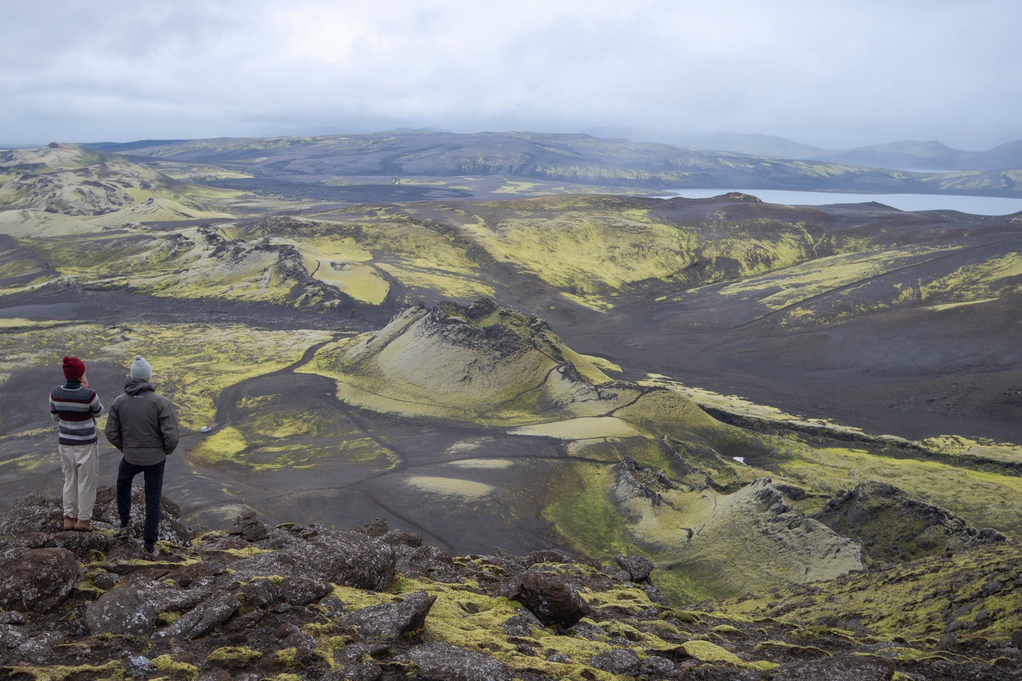 A spectacular view from Laki mountain to the west part of Lakagígar craters A spectacular view from Laki mountain to the west part of Lakagígar craters