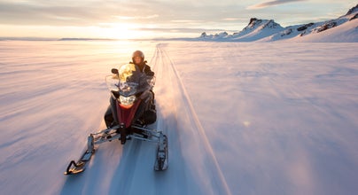 Aventura en moto de nieve en el glaciar Langjökull