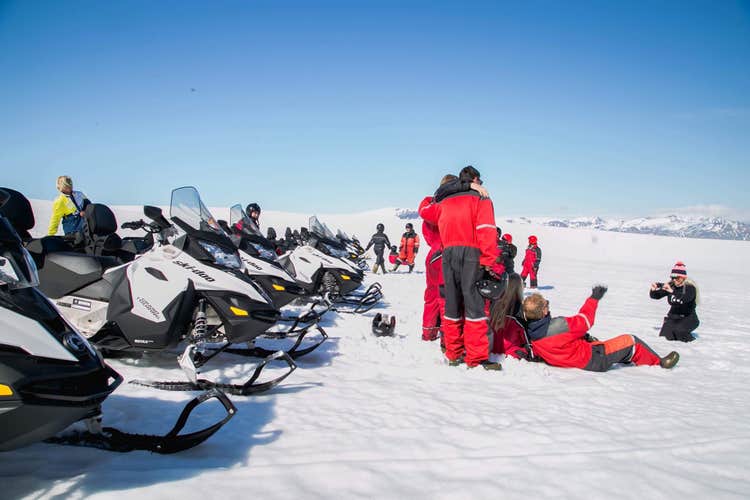 Schneemobil-Tour auf dem Vatnajökull | ab Südostisland