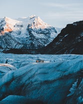 Embark on an exhilarating glacier hike in Skaftafell, as you traverse the icy terrain and witness nature's frozen masterpiece.