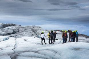 Exploring the wonders of Vatnajokull National Park, where icy glaciers meet rugged mountains.