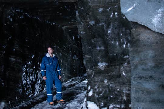 Exhilarating 4-Hour Snowmobiling and Ice Caving Tour From Gullfoss