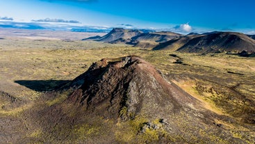 Explore the heart of Iceland's volcanic history, a breathtaking crater adventure.
