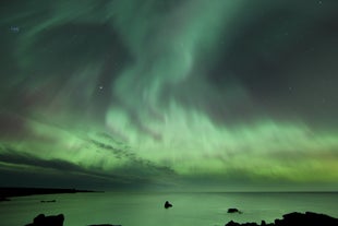 Witnessing the aurora borealis is a must-do winter bucket list activity in Iceland.