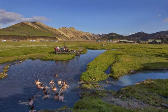 Exciting 13-Hour Hiking Tour to Landmannalaugar with Nature Baths from Reykjavik