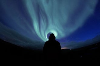 A magical display of vibrant colors as the Northern Lights take center stage.