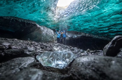 Exploring a crystal blue ice cave unveils a breathtaking world sculpted by time and nature's frozen artistry.