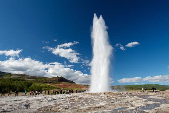 Golden Circle tour with Blue Lagoon Transfers and Admission from Reykjavik