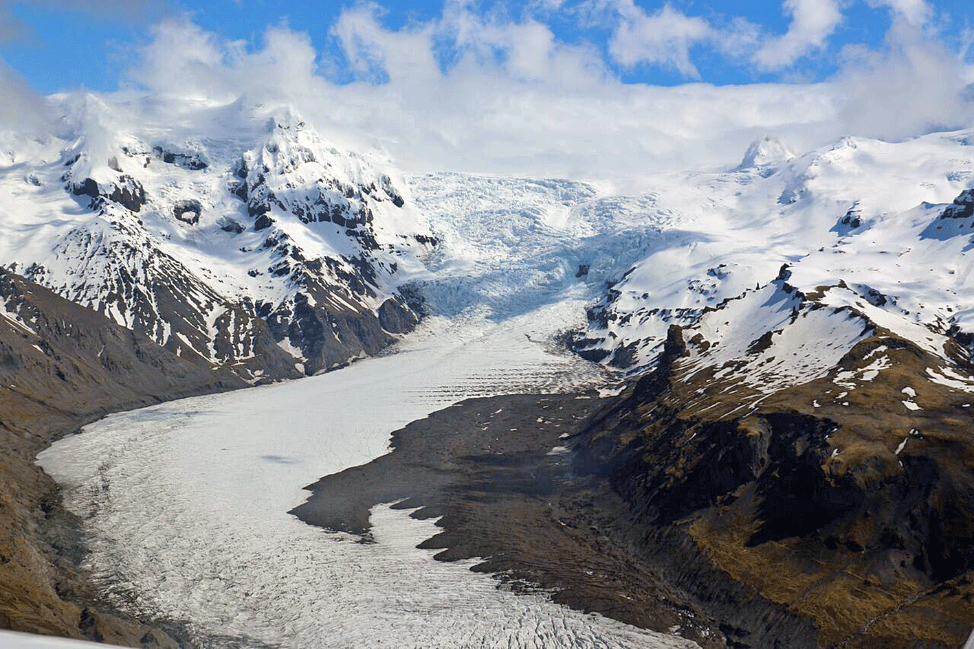 The Lagoon and Highest Summit Helicopter Tour from Skaftafell