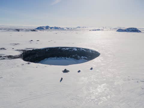 Lake Mývatn 1.Hour Snowmobile Safari