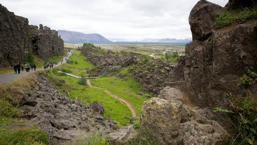 Explore Thingvellir National Park, one of Iceland's three Golden Circle attractions, on this full-day combination tour.